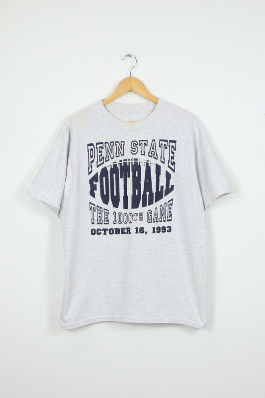 Vintage 1993 Penn State Football The 1,000th Game Tee