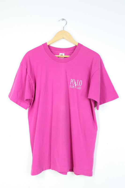 Vintage Pink Polo Tee