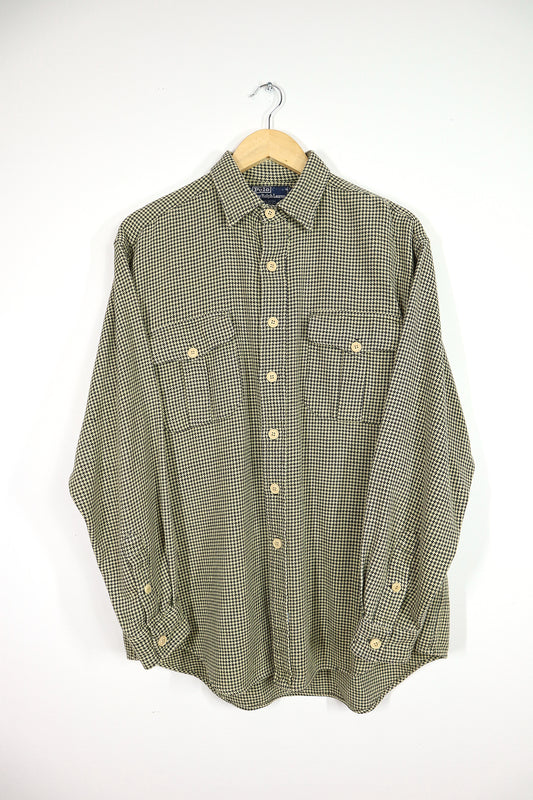 Vintage Ralph Lauren Houndstooth Button-Down