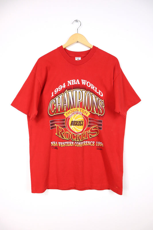 Vintage Houston Rockets 1994 World Champions Tee