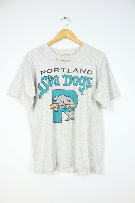 Vintage Distressed Portland Sea Dogs Tee