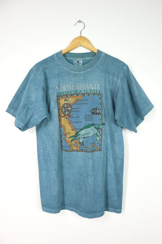 Vintage Green Sea Turtle Tee