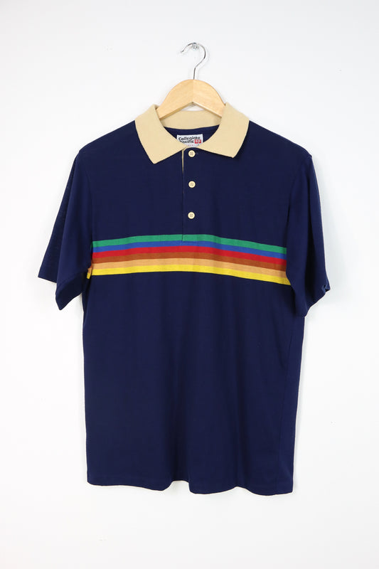 Vintage Striped Polo Shirt