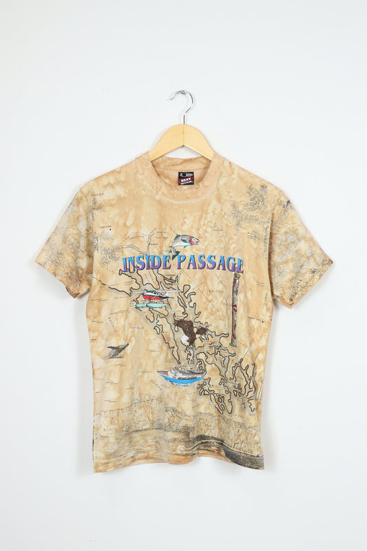 Vintage Alaska Inside Pasage Tie Dye Tee