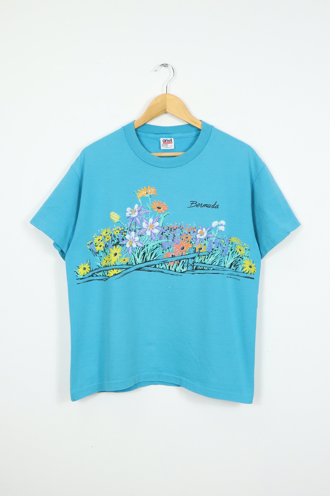 Vintage Bahamas Flower Tee