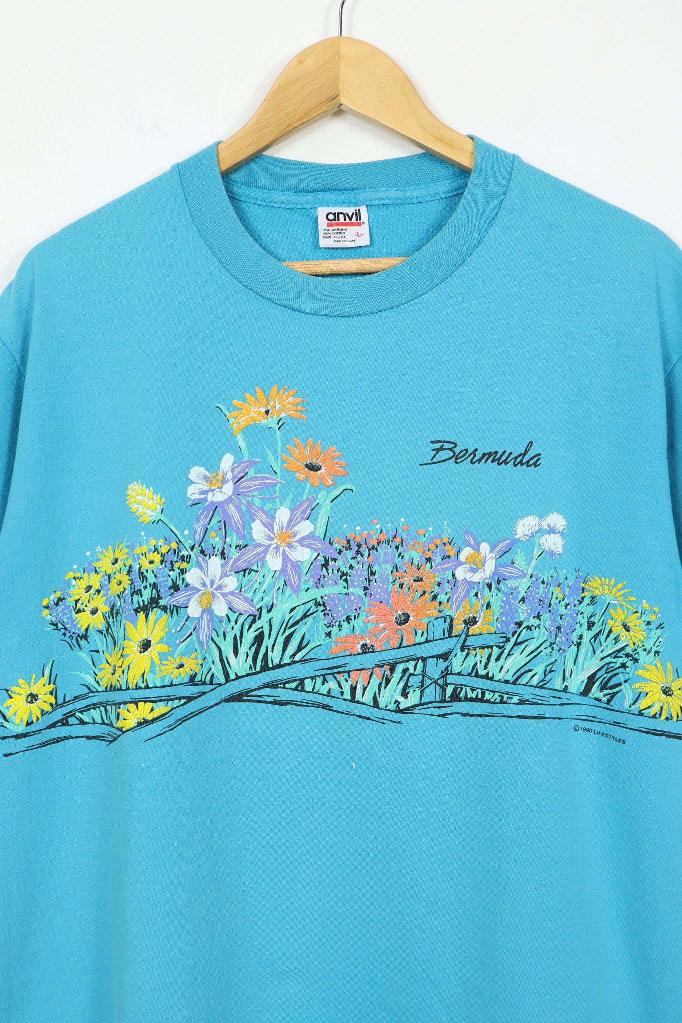 Vintage Bahamas Flower Tee