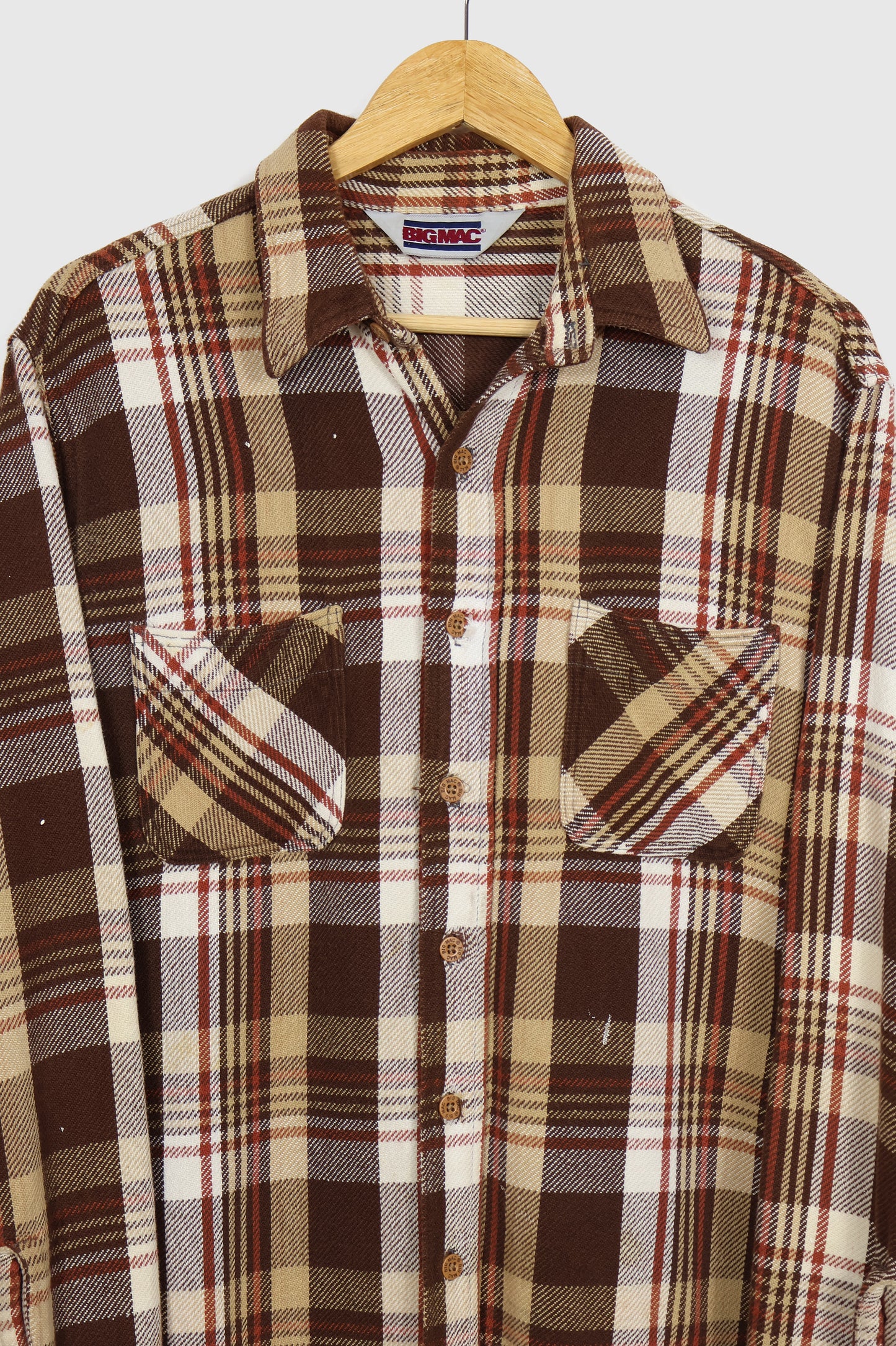 Vintage Distressed Button-Down Shirt