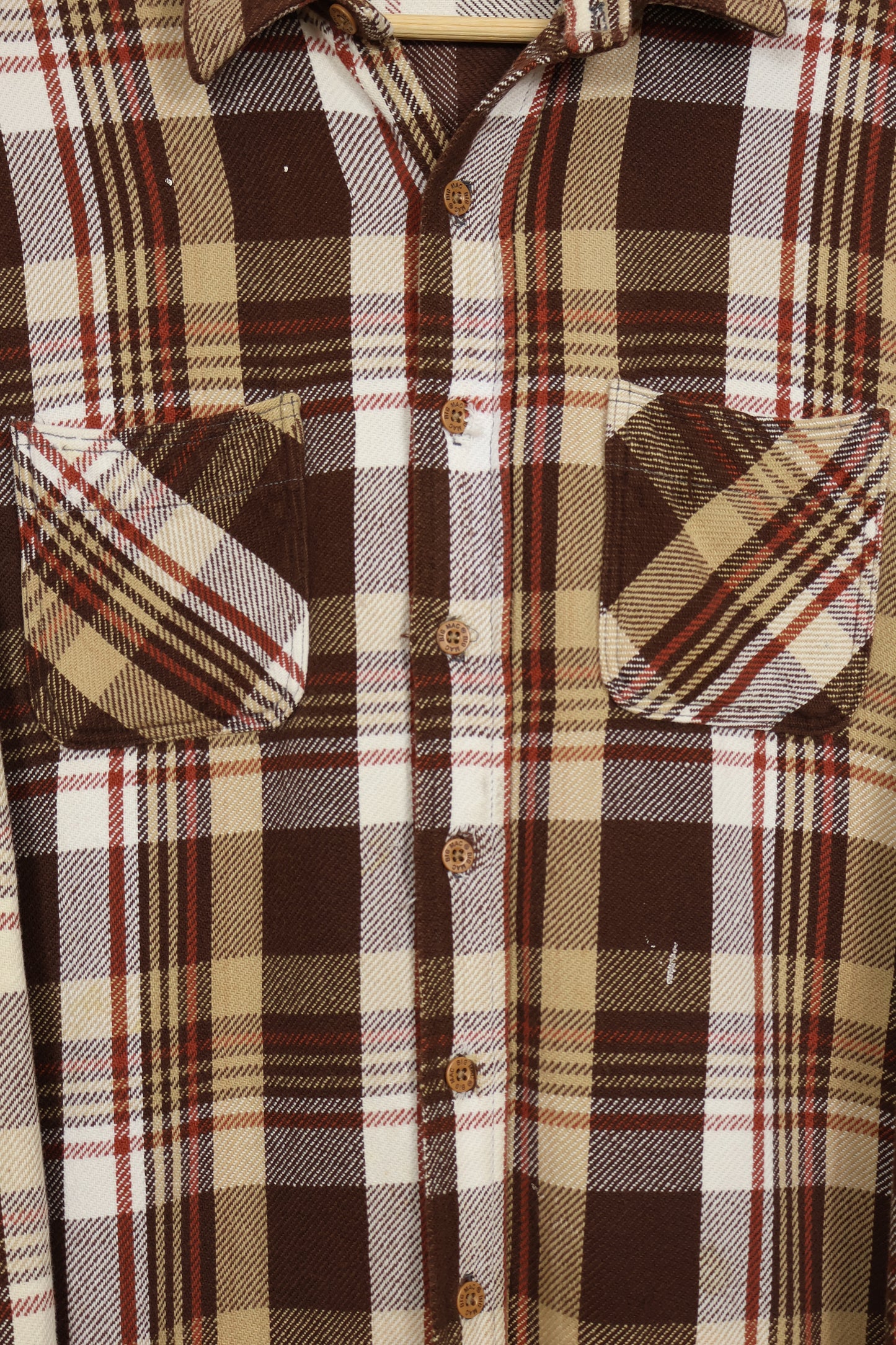 Vintage Distressed Button-Down Shirt