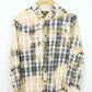 Vintage Blue Plaid Bleached Flannel Button-Down 03