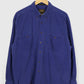 Vintage Eddie Bauer Blue Flannel Button-Down Shirt