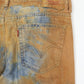 Vintage Reworked Rust Dyed Levis Relaxed Fit Jeans