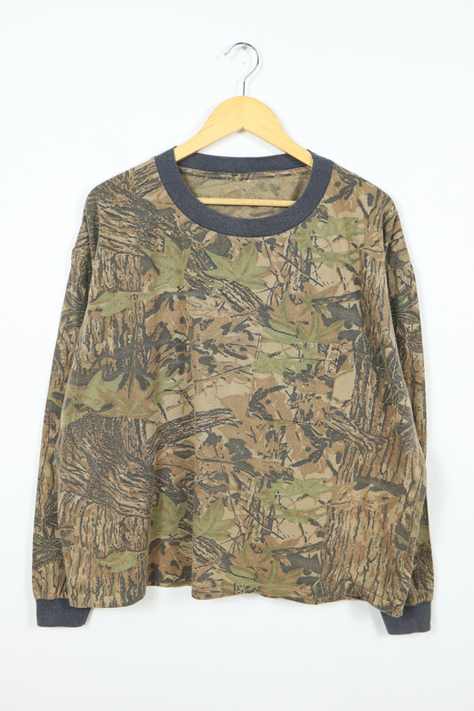 Vintage Long Sleeve Camo Tee 012