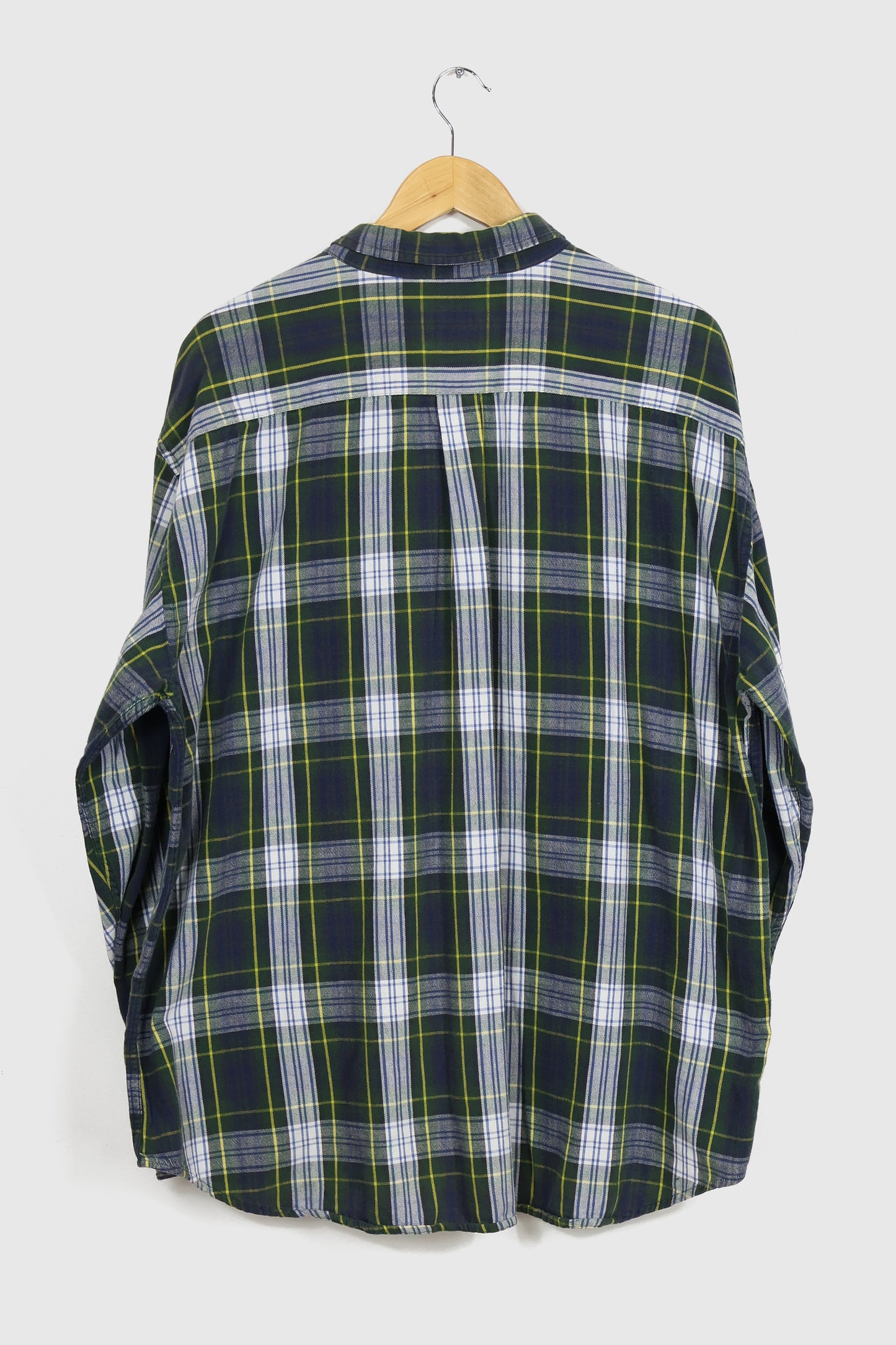 Vintage Plaid Button-Down Shirt