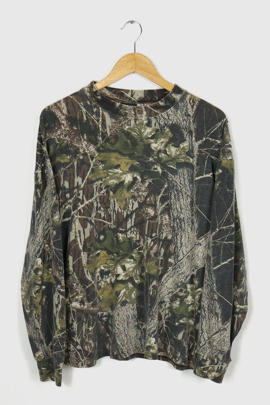 Vintage Long Sleeve Real Tree Camo Tee