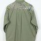 Vintage Frayed Camo Button-Down Shirt