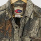 Vintage Faded Real Tree Camo Flannel Button-Down Shirt