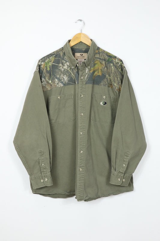 Vintage Camo Button-Down Shirt 004