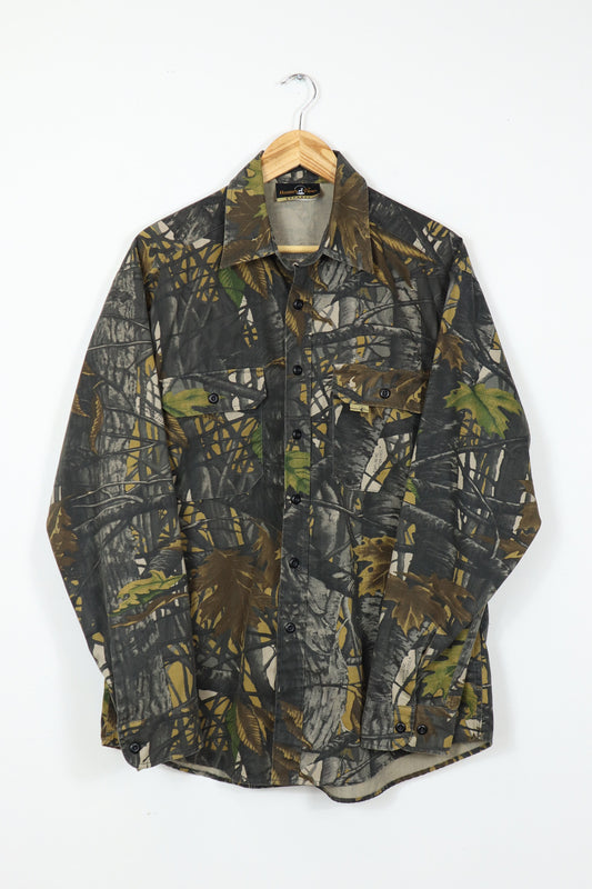 Vintage Camo Button-Down Shirt 008