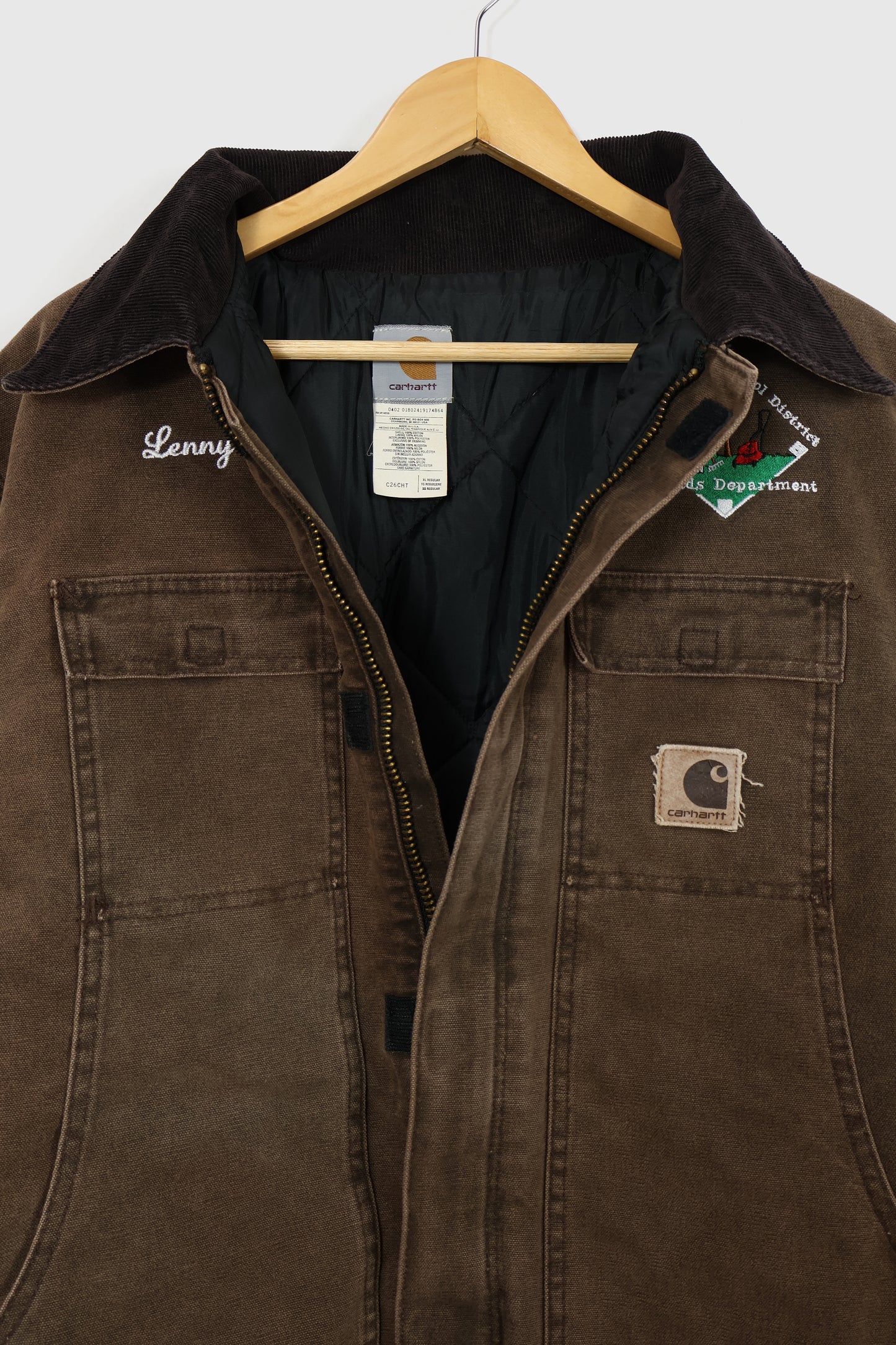 Vintage Carhartt Grounds Department Jacket