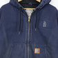 Vintage Carhartt Blue Hooded Jacket