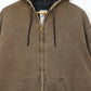Vintage Carhartt Faded Brown Hooded Jacket