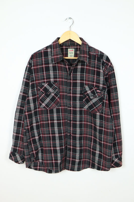 Vintage Heavyweight Plaid Dickies Button-Down 01