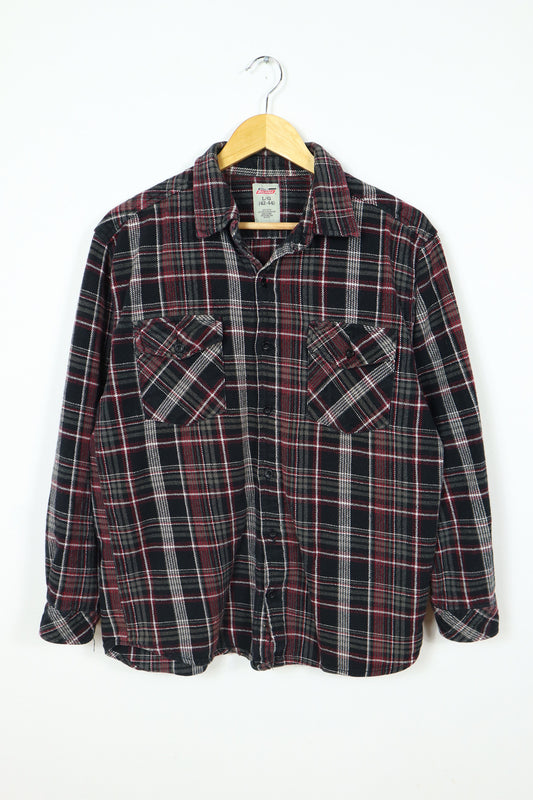 Vintage Heavyweight Plaid Dickies Button-Down 02