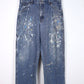 Vintage Paint Splattered Dickies Jeans - Relaxed Fit