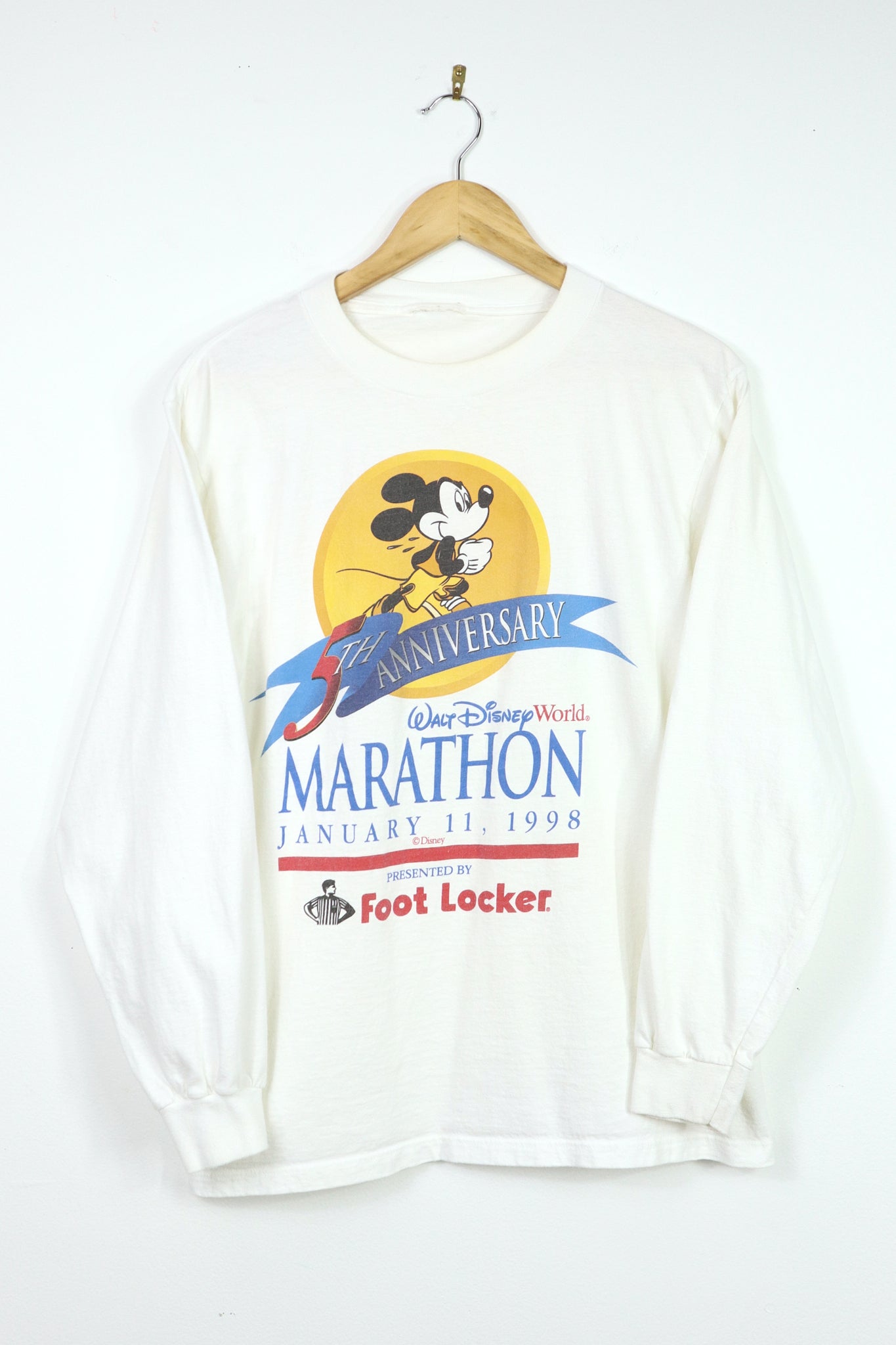 Vintage Walt Disney World 1998 Marathon Long Sleeve Tee