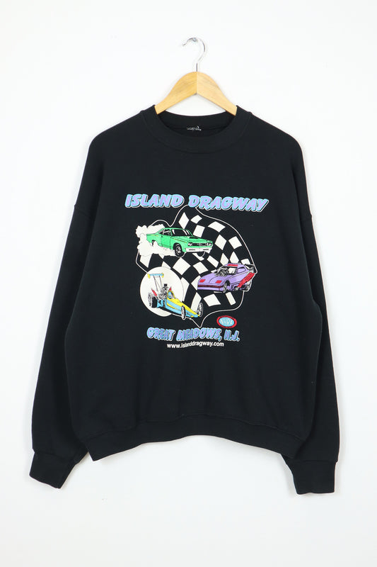 Vintage Island Dragway Crewneck