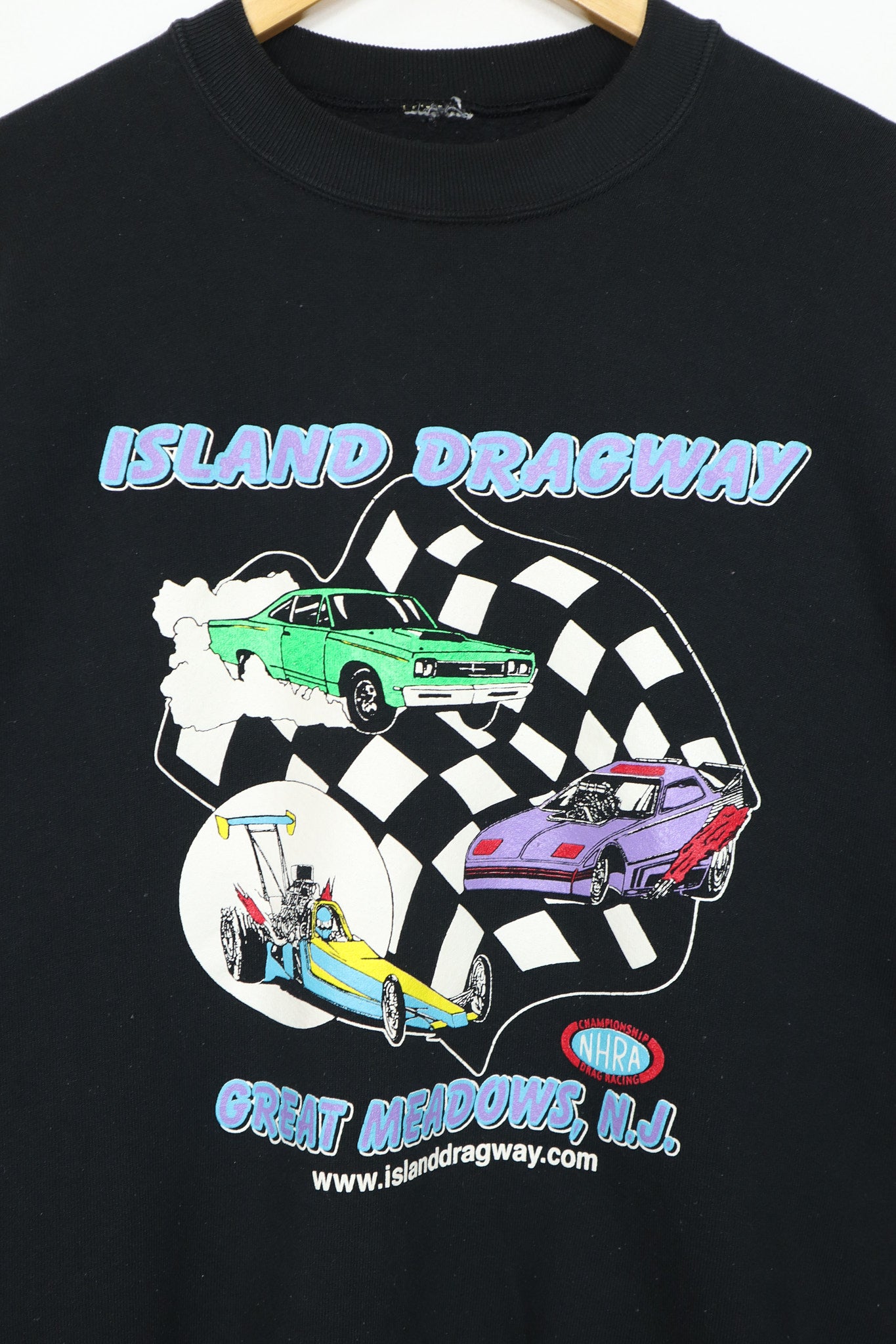 Vintage Island Dragway Crewneck