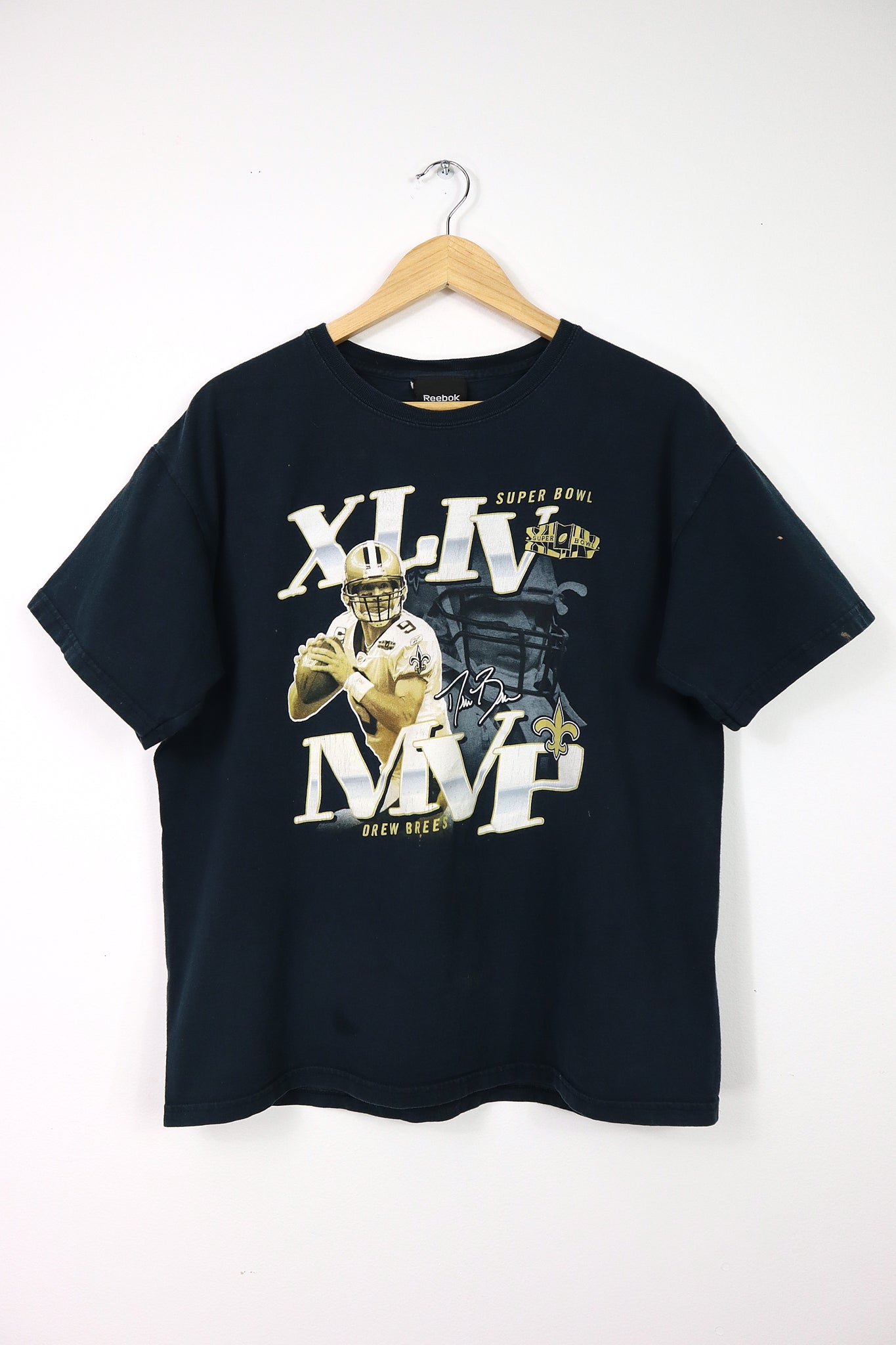 Vintage Drew Brees Super Bowl MVP Tee