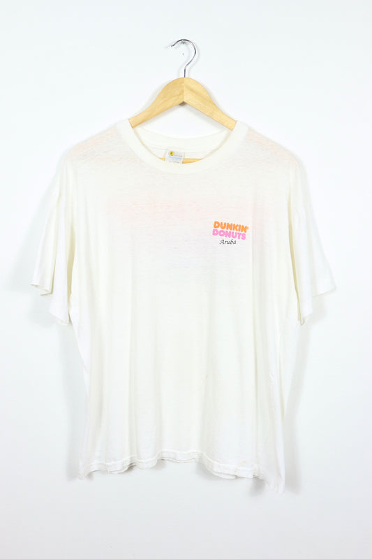 Vintage Threadbare Dunkin' Donut Aruba Tee