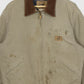 Vintage Distressed Full Zip Workwear Jacket