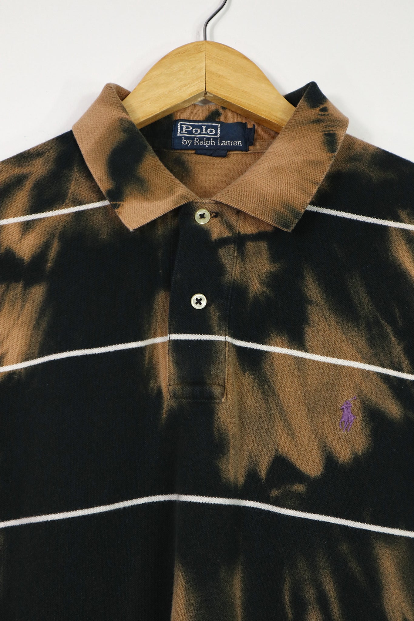 Upcycled Bleached Ralph Lauren Polo 007