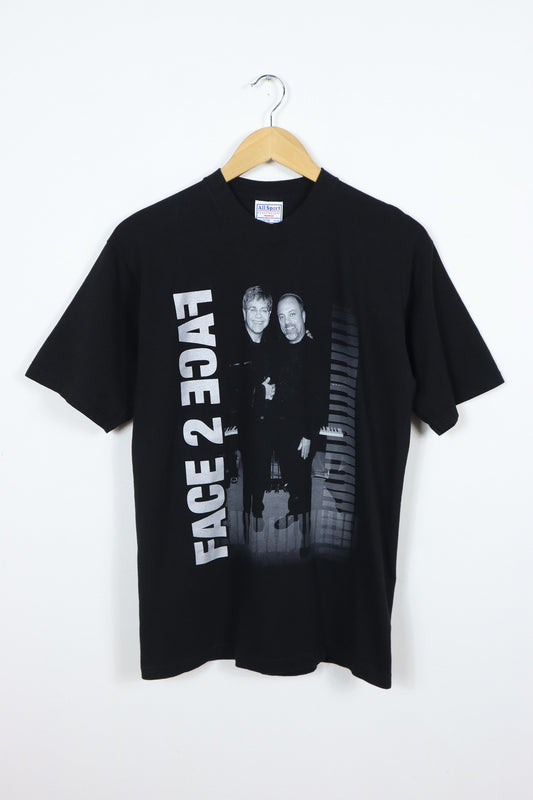 Vintage Elton John & Billy Joel Face 2 Face Tee