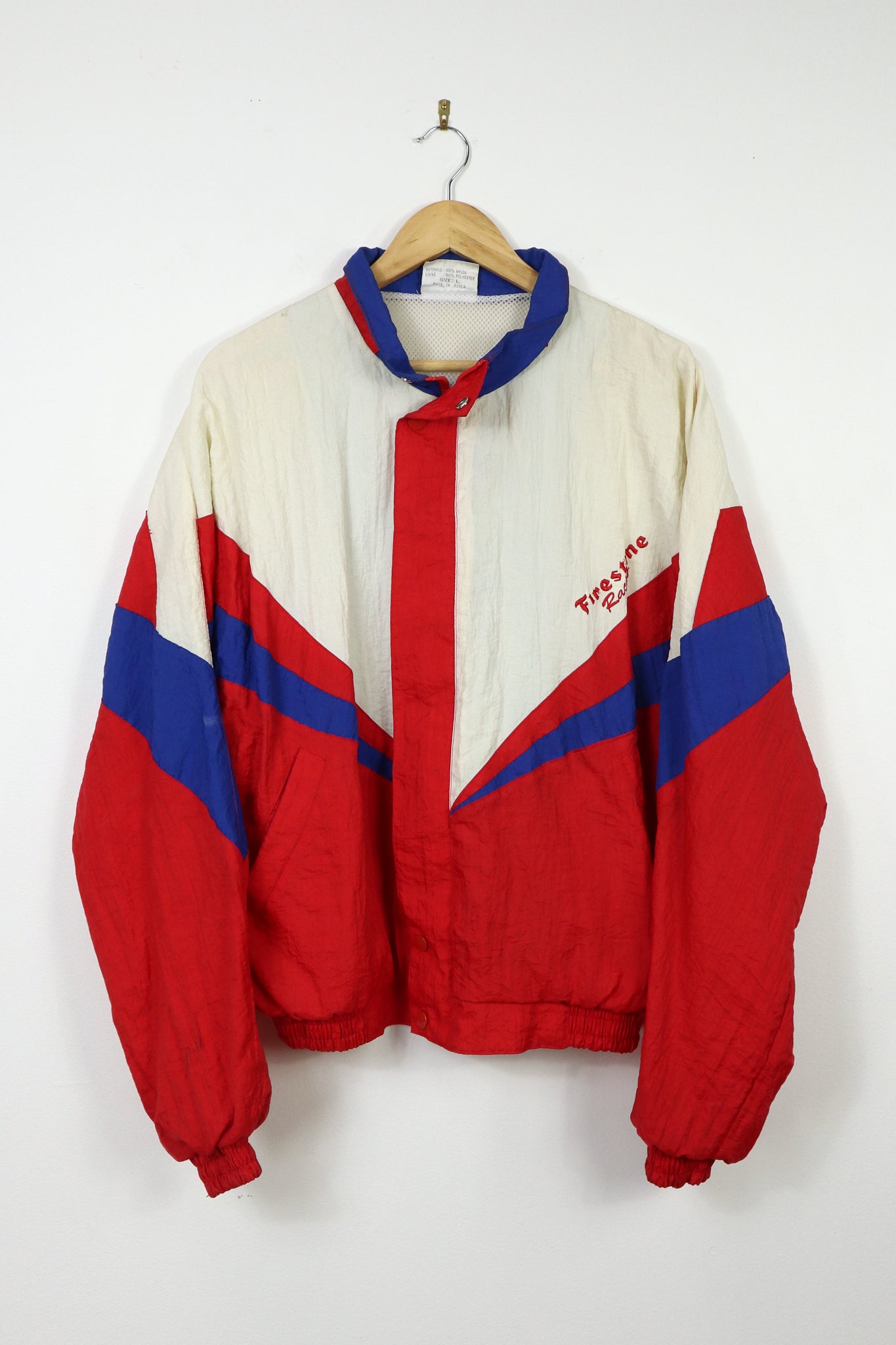 Vintage Firestone Racing Windbreaker