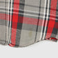 Vintage Grey Plaid Button-Down Shirt