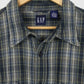 Vintage 90s GAP Plaid Button-Down Shirt