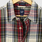 Vintage Gap Heavyweight Red Plaid Button-Down Shirt