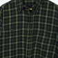 Vintage Black Plaid Button-Down Shirt