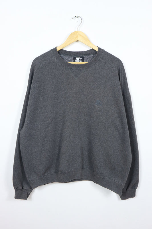 Vintage Starter Dark Grey Crewneck 03