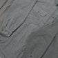 Mystery Solid Grey Flannel Button-Down Shirt