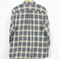 Vintage Grey Plaid Button-Down Shirt