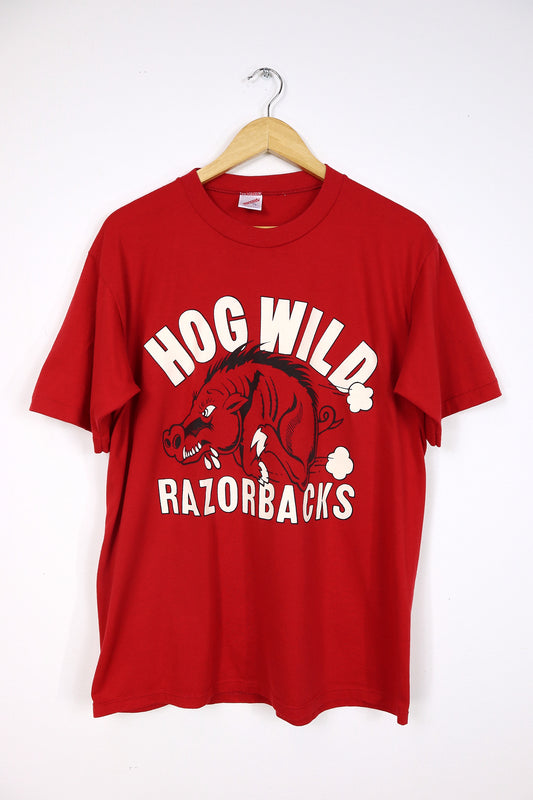 Vintage Hog Wild Razorbacks Tee