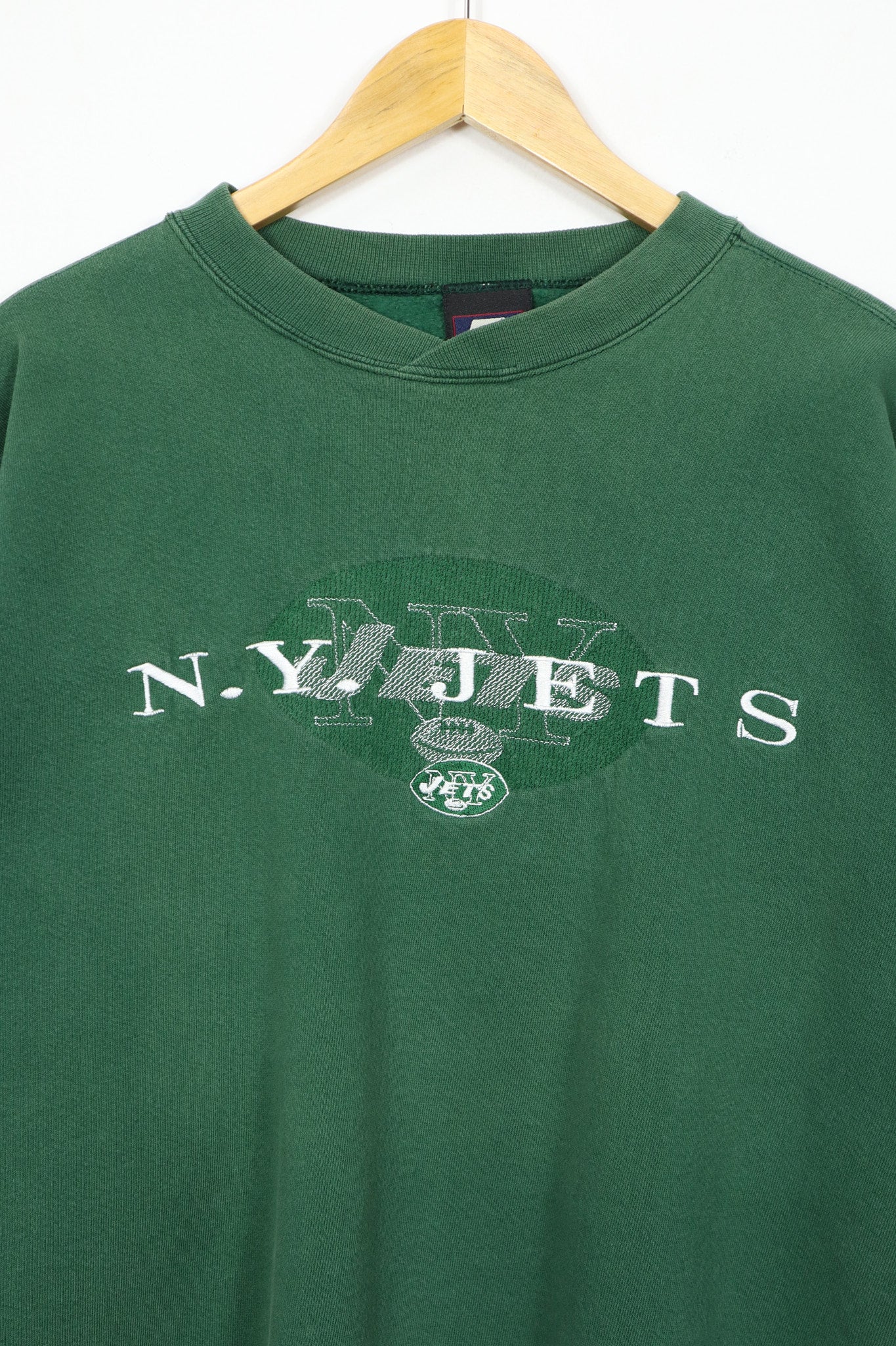 Vintage Embroidered New York Jets Crewneck