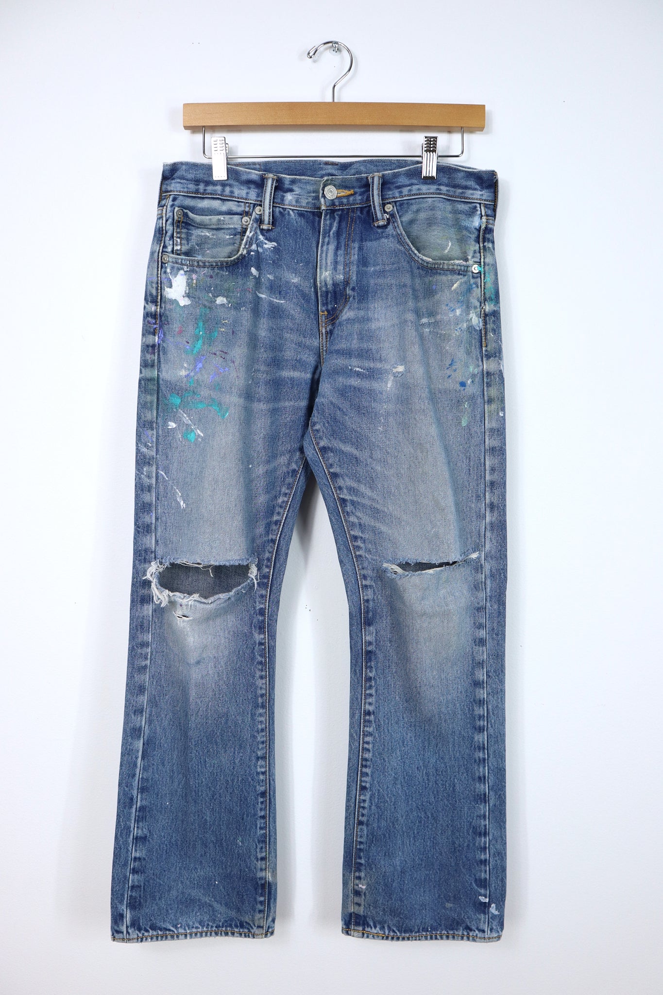 Vintage Levi's 527 Distressed Jeans - Slim Bootcut