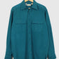 Vintage L.L. Bean Green Flannel Button-Down