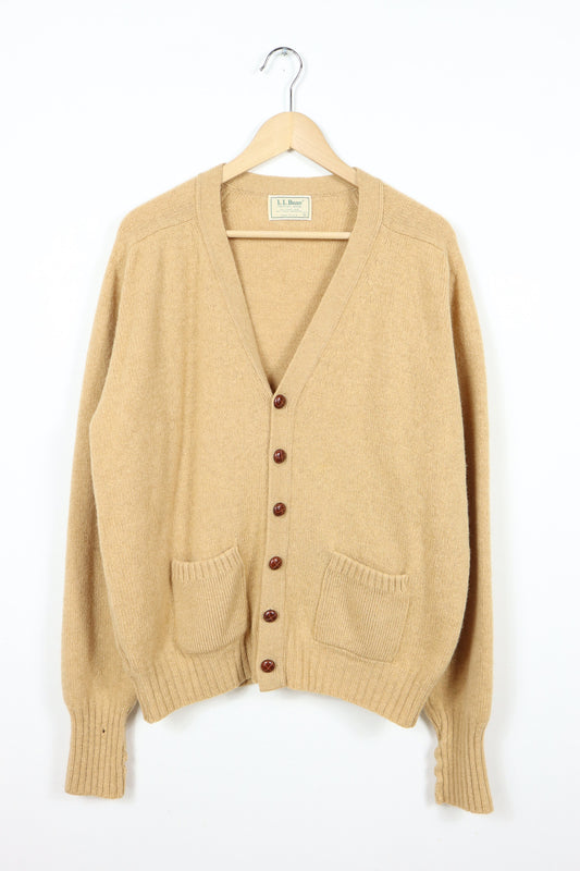 Vintage L.L. Bean Elbow Patch Cardigan