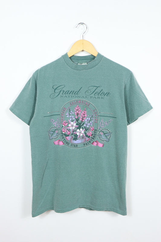 Vintage Faded Grand  Teton Nation Park Tee